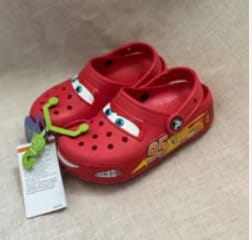 Customer photo review of Lightning McQueen Crocs – Red