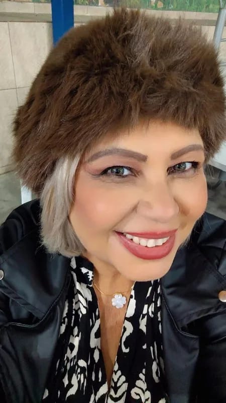 Customer photo review of Tracy Faux Fur Hat