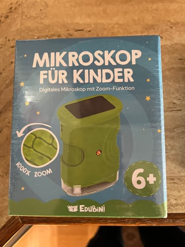 Customer photo review of Edubini Abenteuer-Mikroskop für Kinder