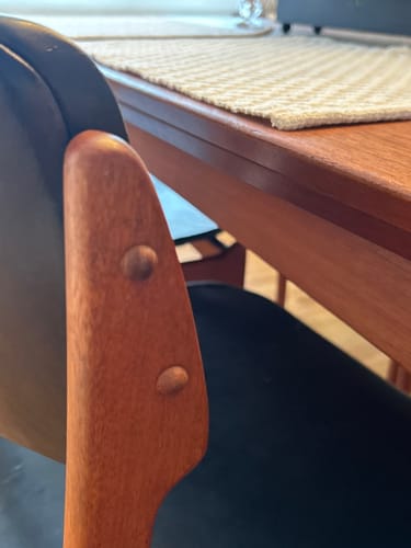 Customer photo review of 3/8" Mahogany Button Top Wood Plugs