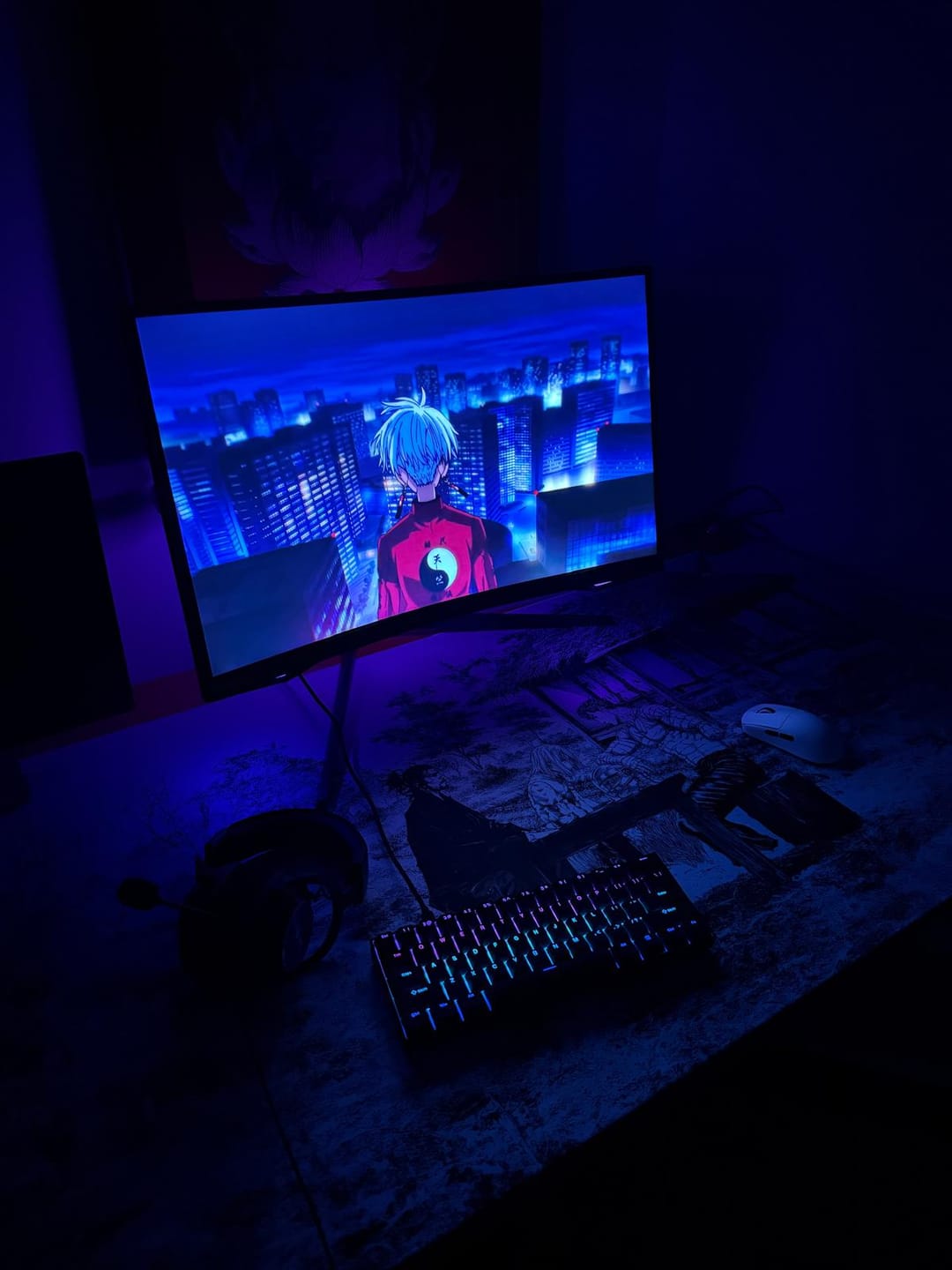 Customer photo review of Customizable Gaming Mousepad