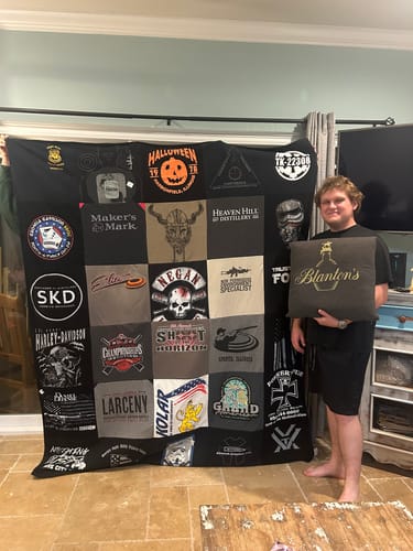 Customer photo review of T-Shirt Pillows