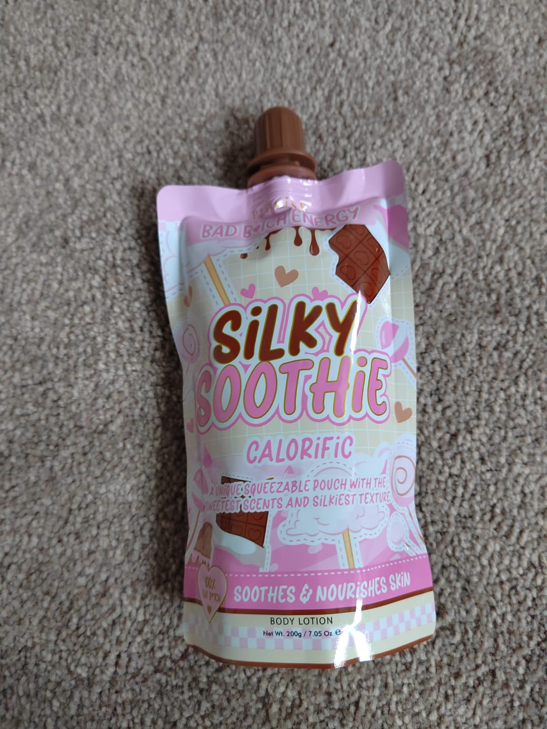 Revue photo client de la lotion pour le corps Silky Soothie de P.Louise