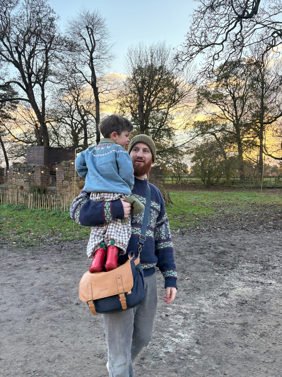 Customer photo review of Little Ducks Fairisle Knitted Jumper