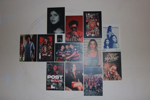 Customer photo review of CUSTOM WALL COLLAGE POSTERS