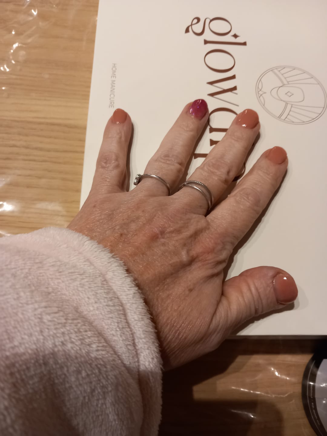 Customer photo review of Old Pink Dipping Powder