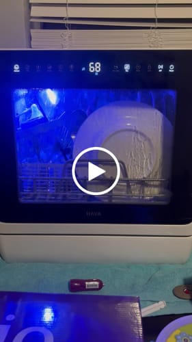 Customer video review of R09 Compact Countertop Dishwasher