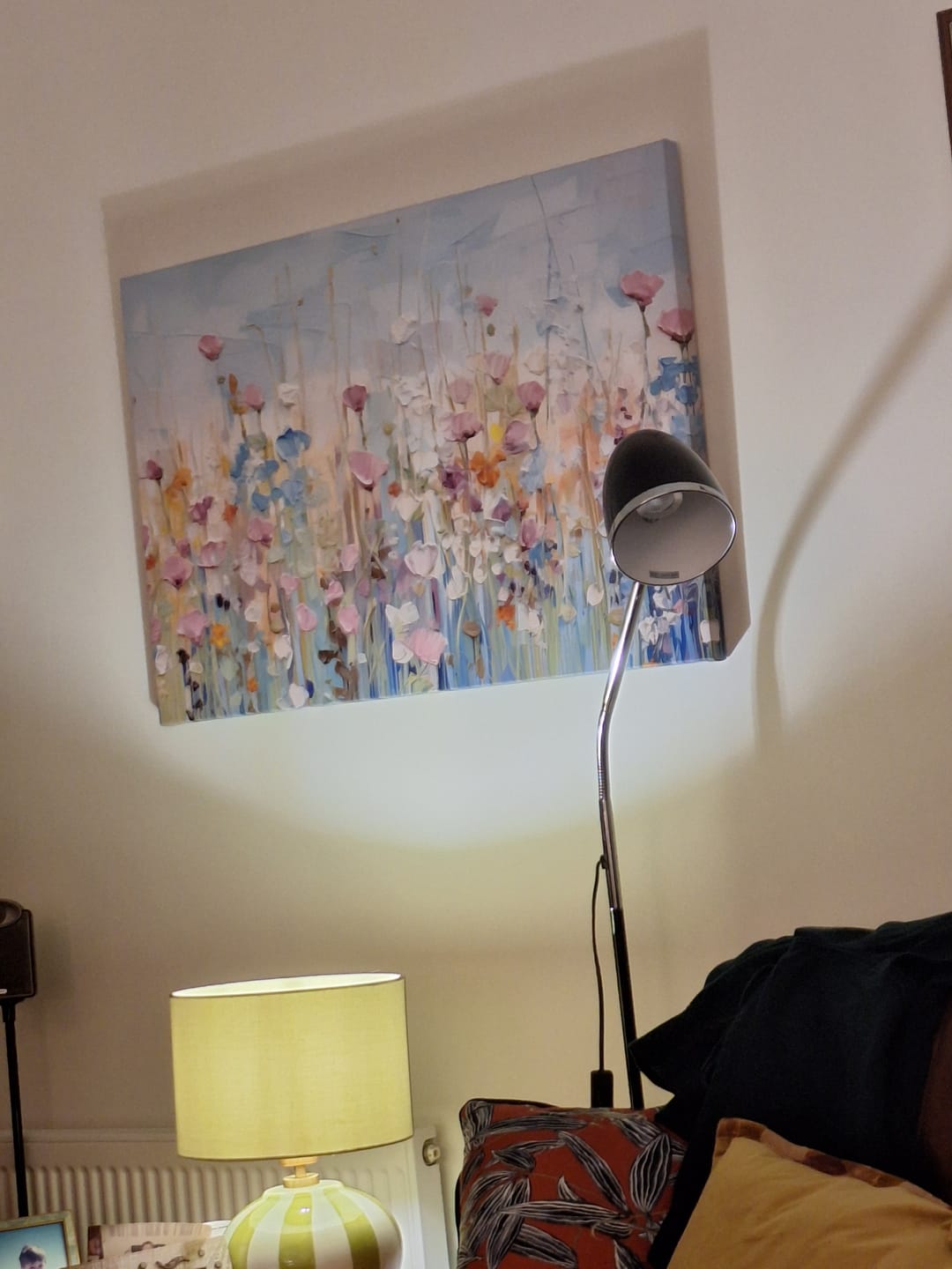 Customer photo review of Peaceful Wildflowers Canvas Print