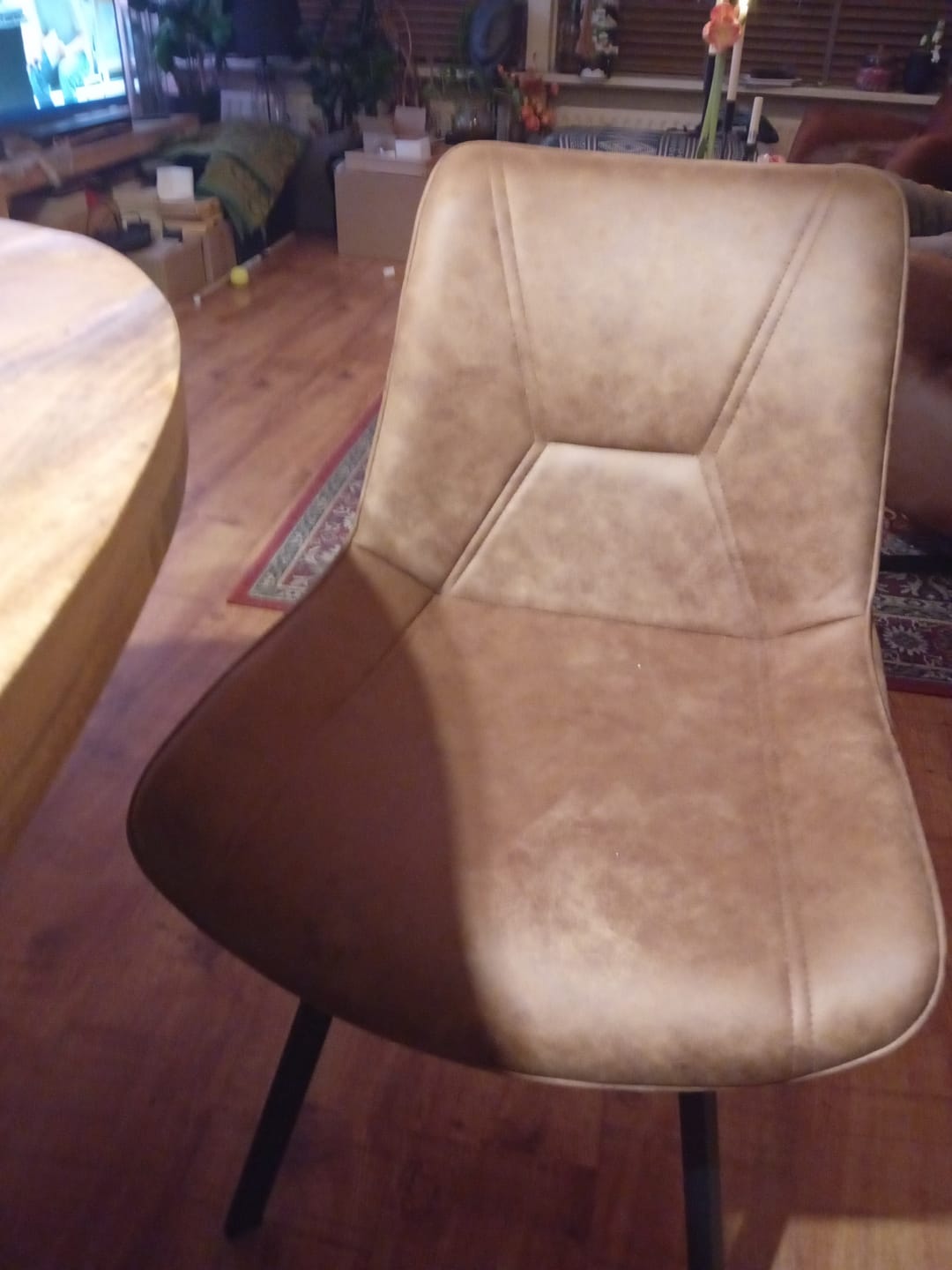 Customer photo review of Luna Stoel - Cognac