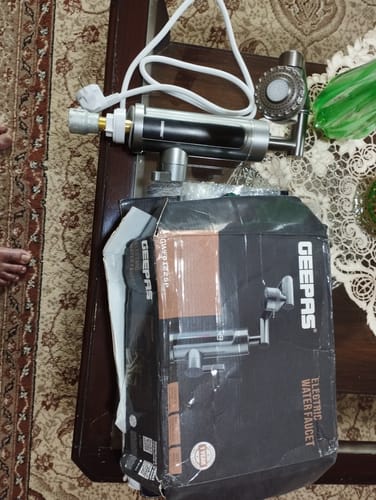 Customer photo review of Geepas Electric Water Heating Faucet || Original Product + 2-Year Local Warranty