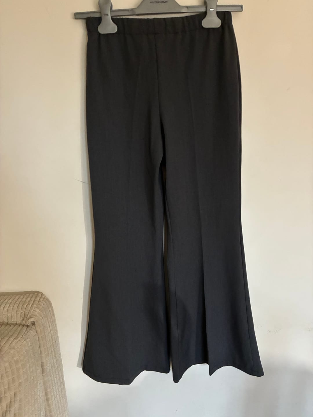 Customer photo review of Soft Wool Touch Stretch Suiting Fabric
