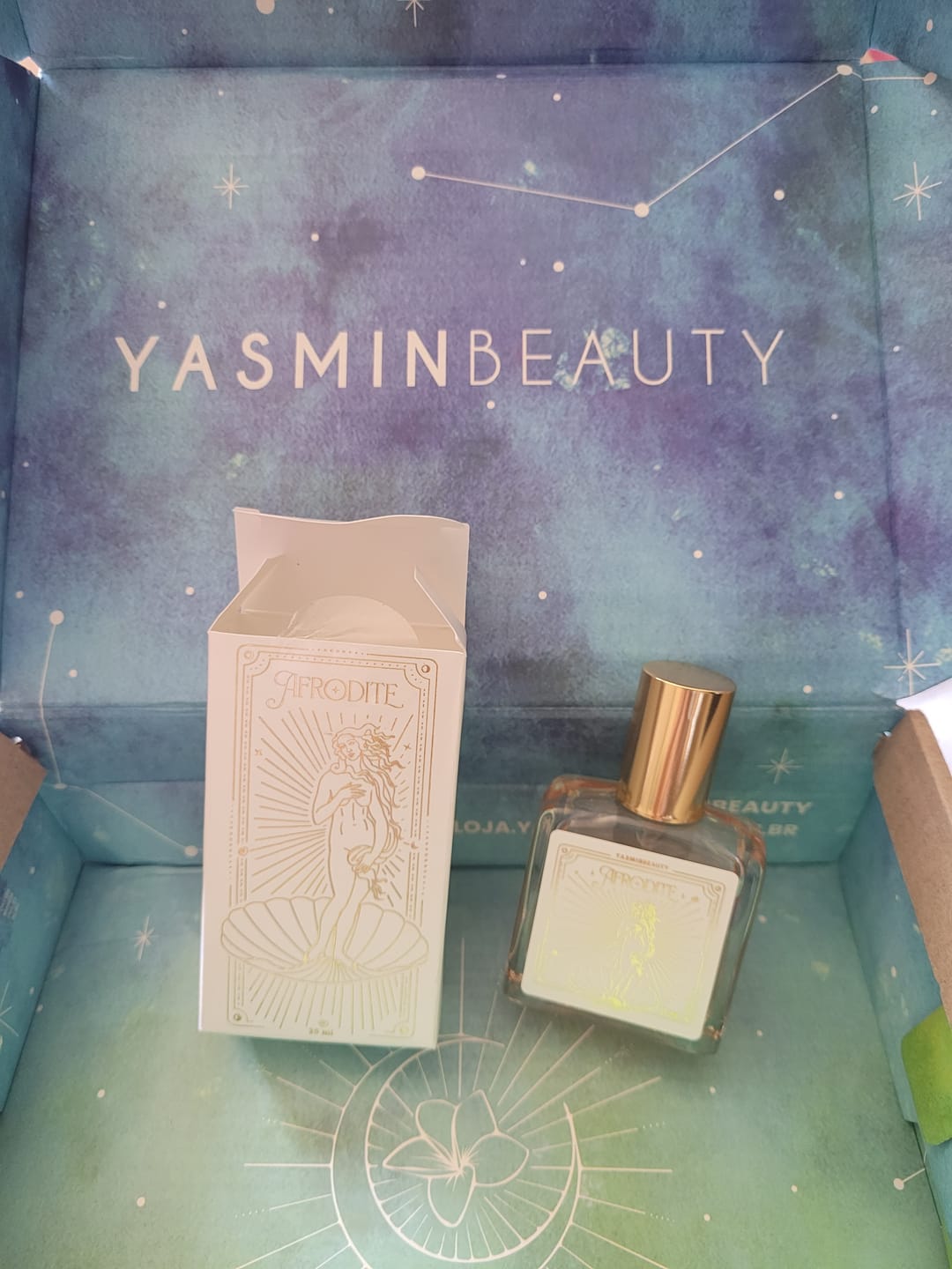 Customer photo review of Fragrância Afrodite Miniatura 25ML