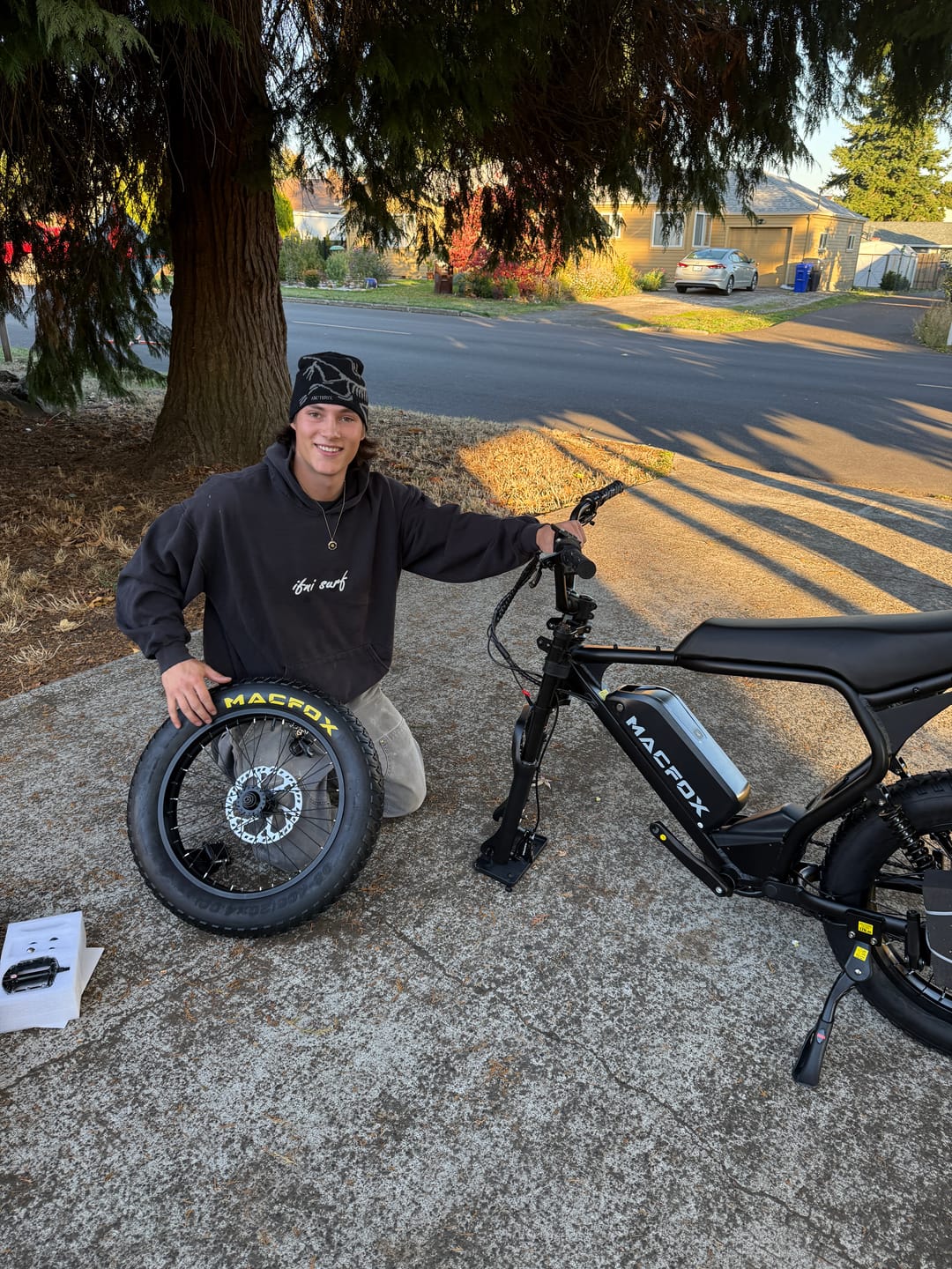 Customer photo review of Macfox X2 Electric Mountain Bike