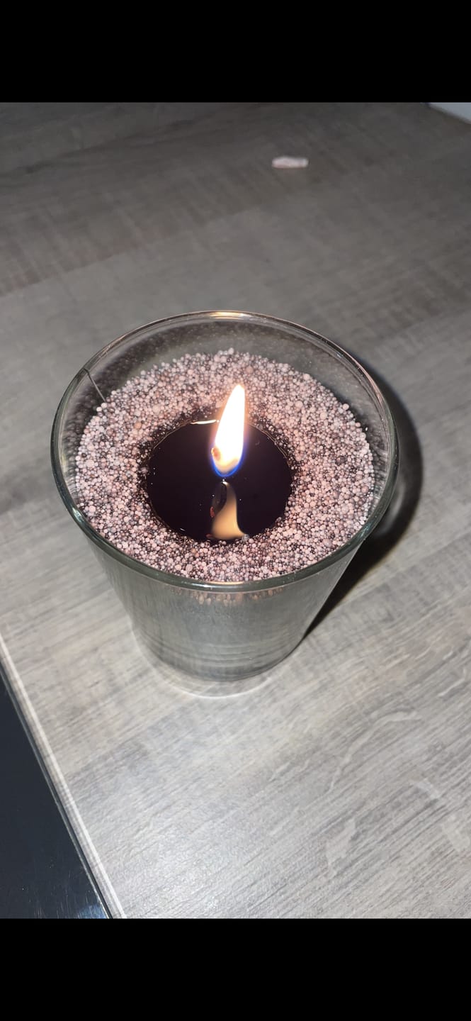 Customer photo review of Bougie perlée | 500gr