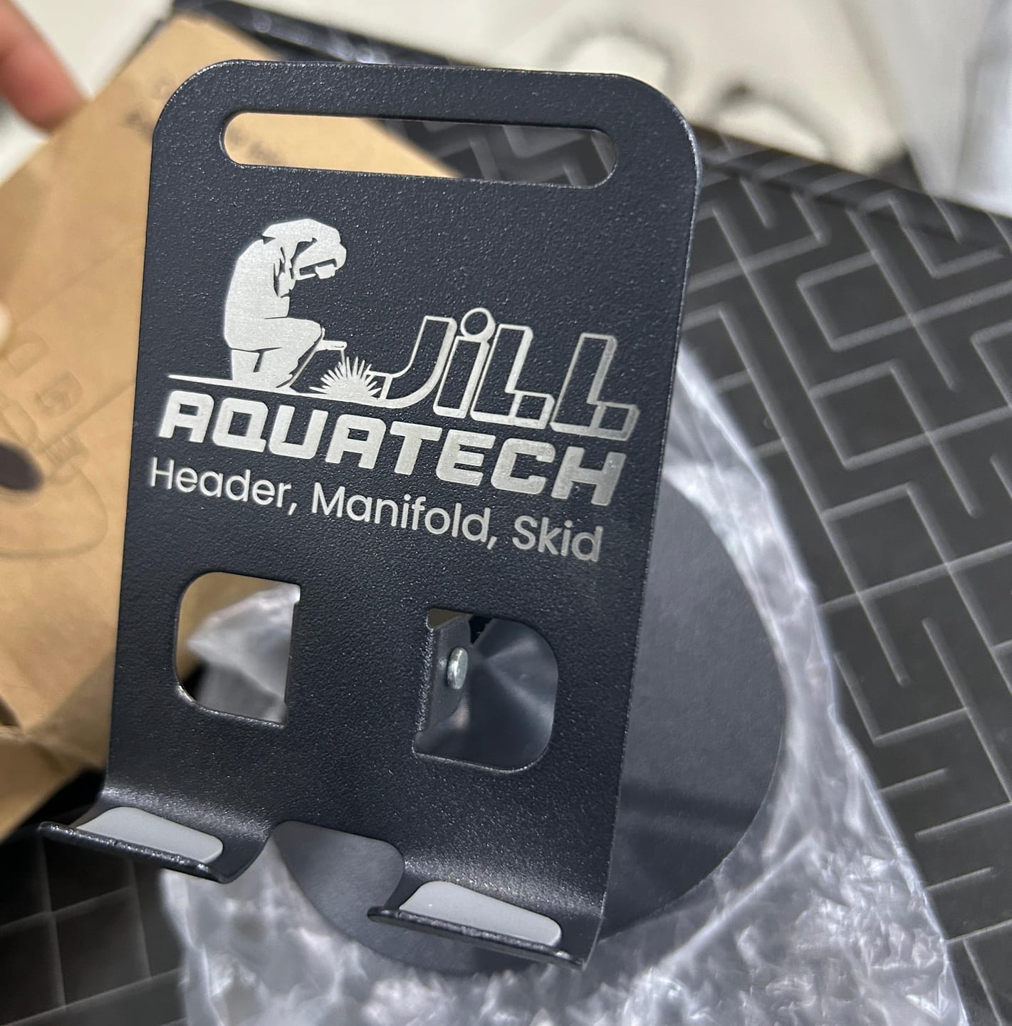 Customer photo review of Premium Mobile Stand | Best for Corporate Gifting | PrintMine.in