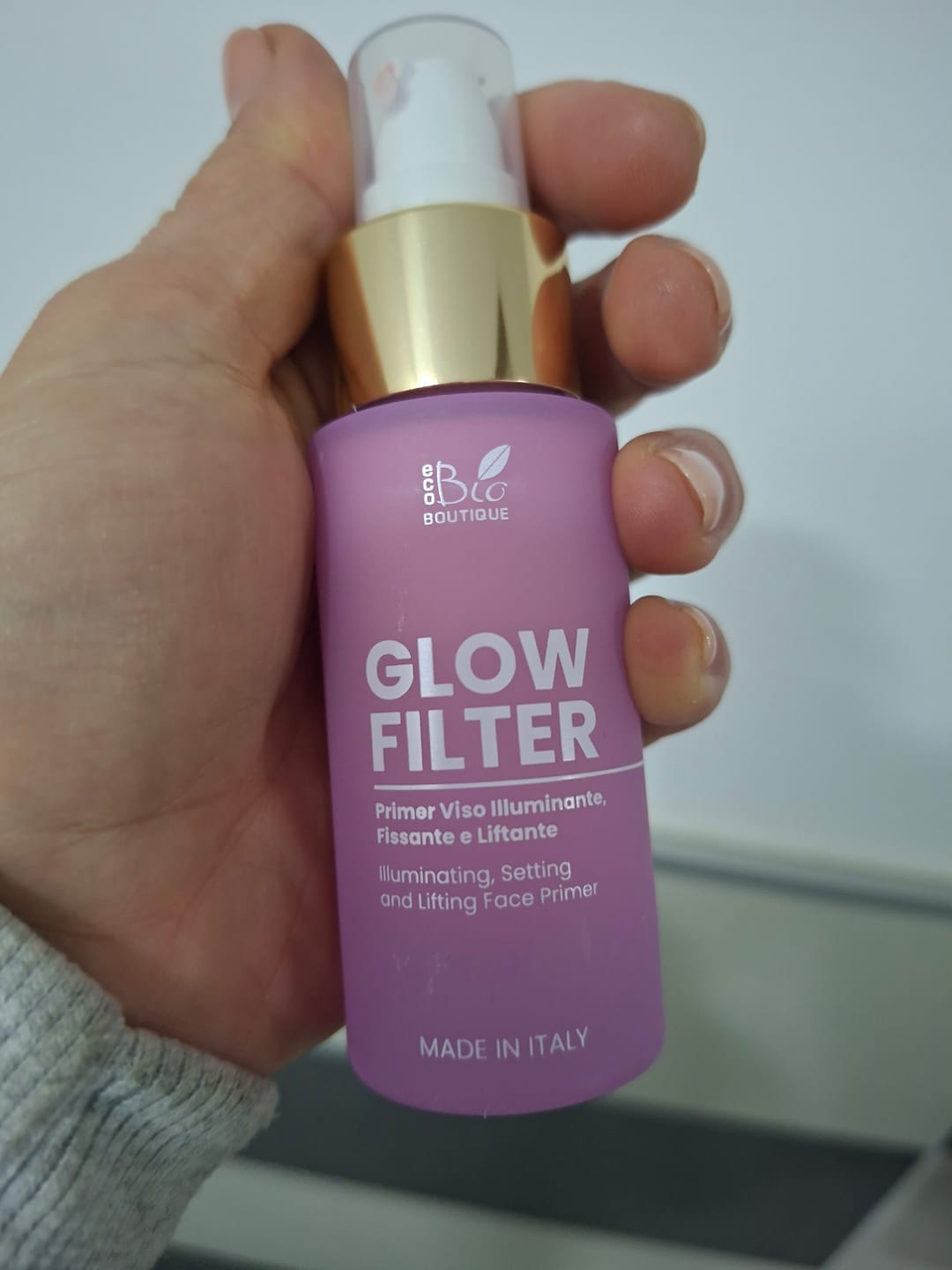 Customer photo review of Glow Filter - Primer