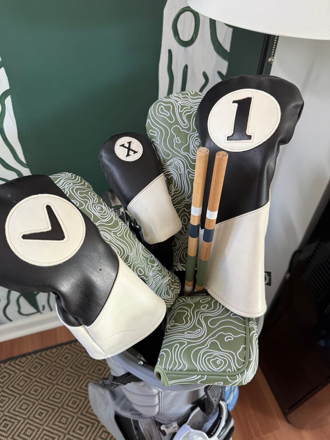 Customer photo review of Topographic Edition - Fairway Green / Embroidered Pure White