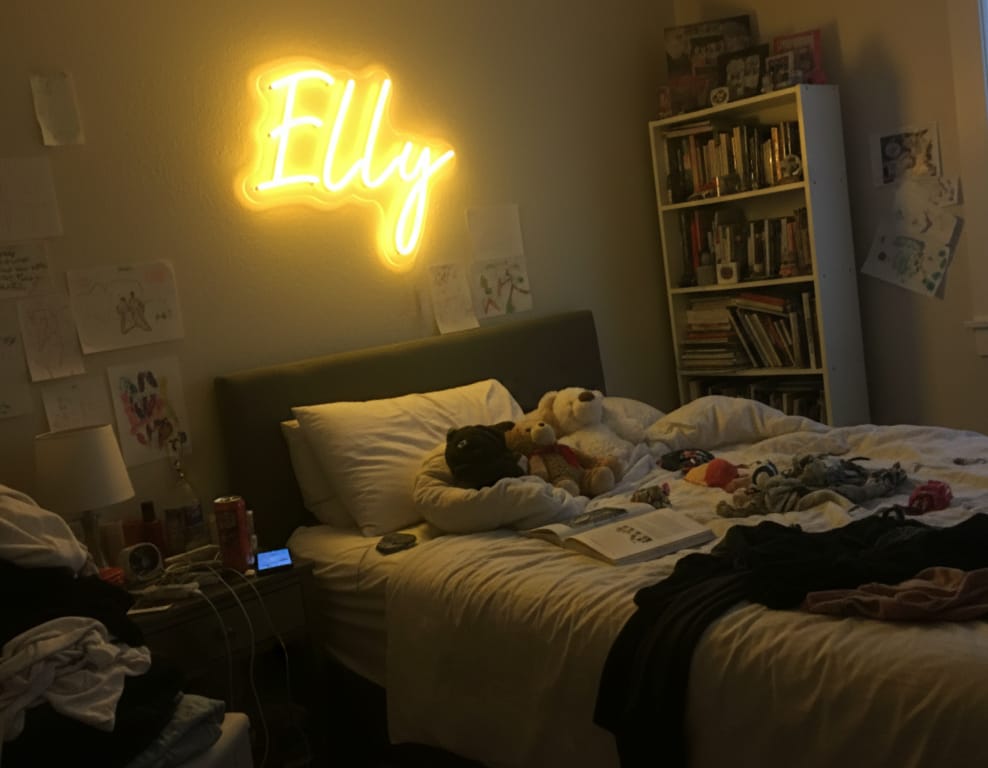 Customer photo review of Custom Name Neon Sign Personalized LED Name Light Gift