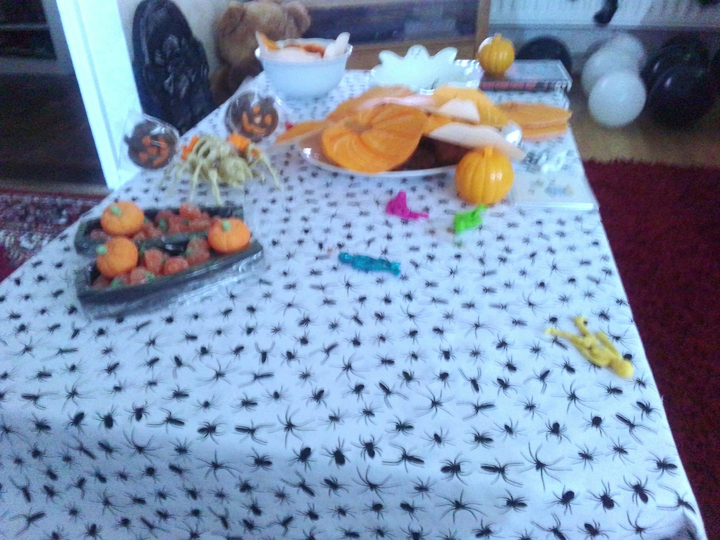 Customer photo review of All Over Spiders Polycotton Fabric