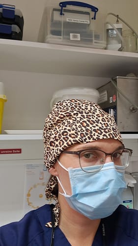 Customer photo review of OP Haube Lobelie - Bandana