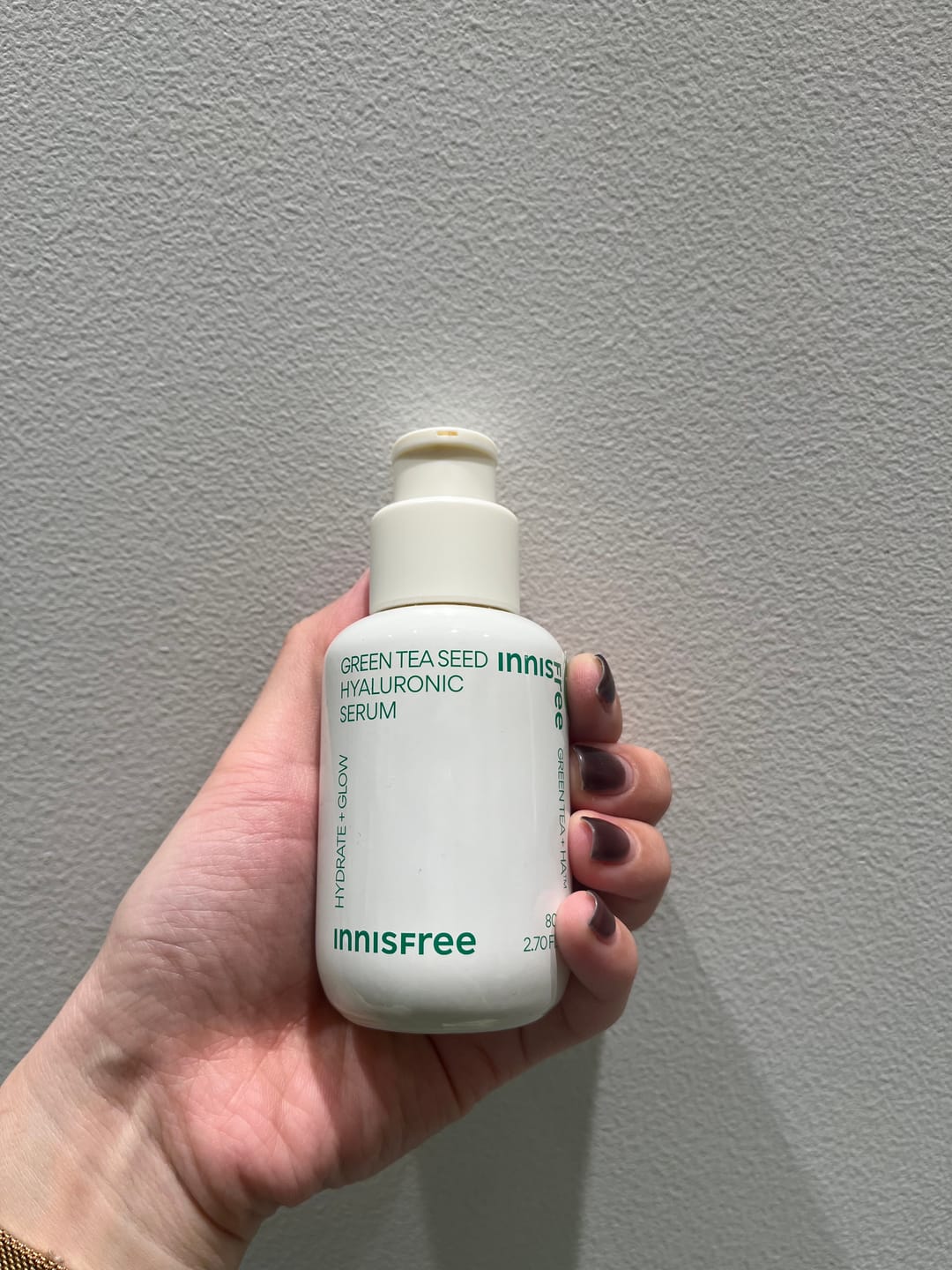 Customer photo review of グリーンティーシード　ヒアルロン　セラム