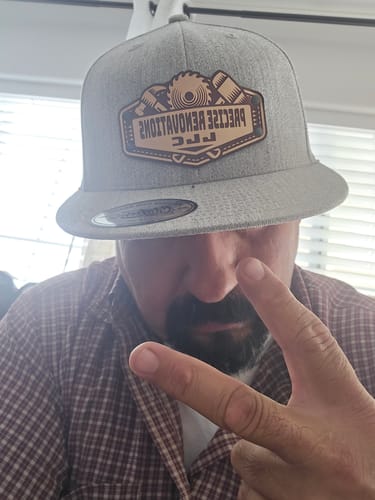 Customer photo review of Work Hat Construction