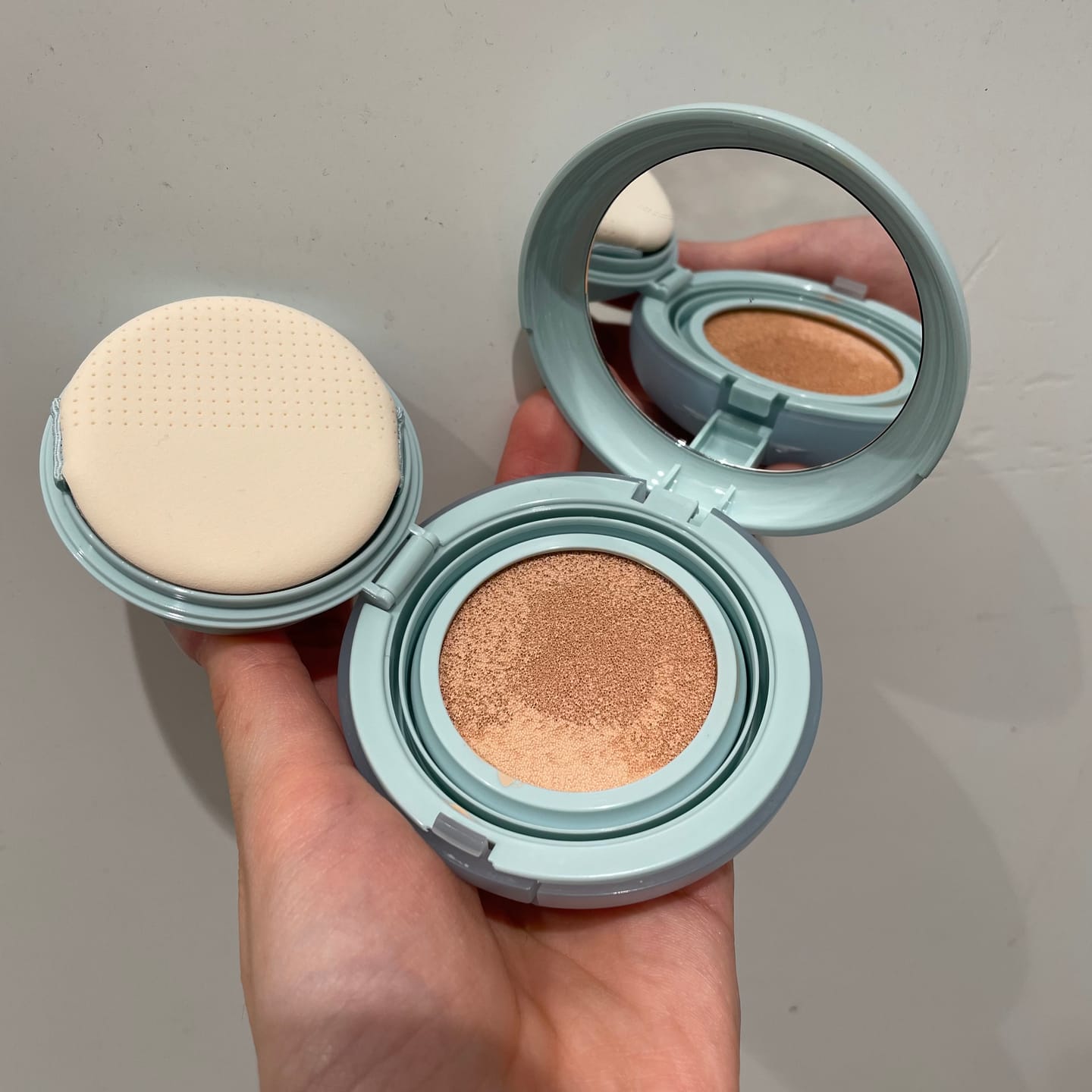 Customer photo review of ノーセバム　パウダー　クッション