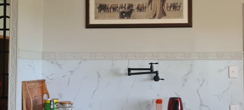 Customer photo review of Regal Flower Wooden Moulding Trim 80mm - Vine Design