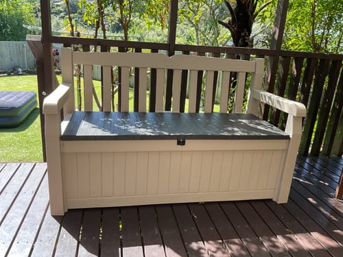 Customer photo review of Eden Garden Bench