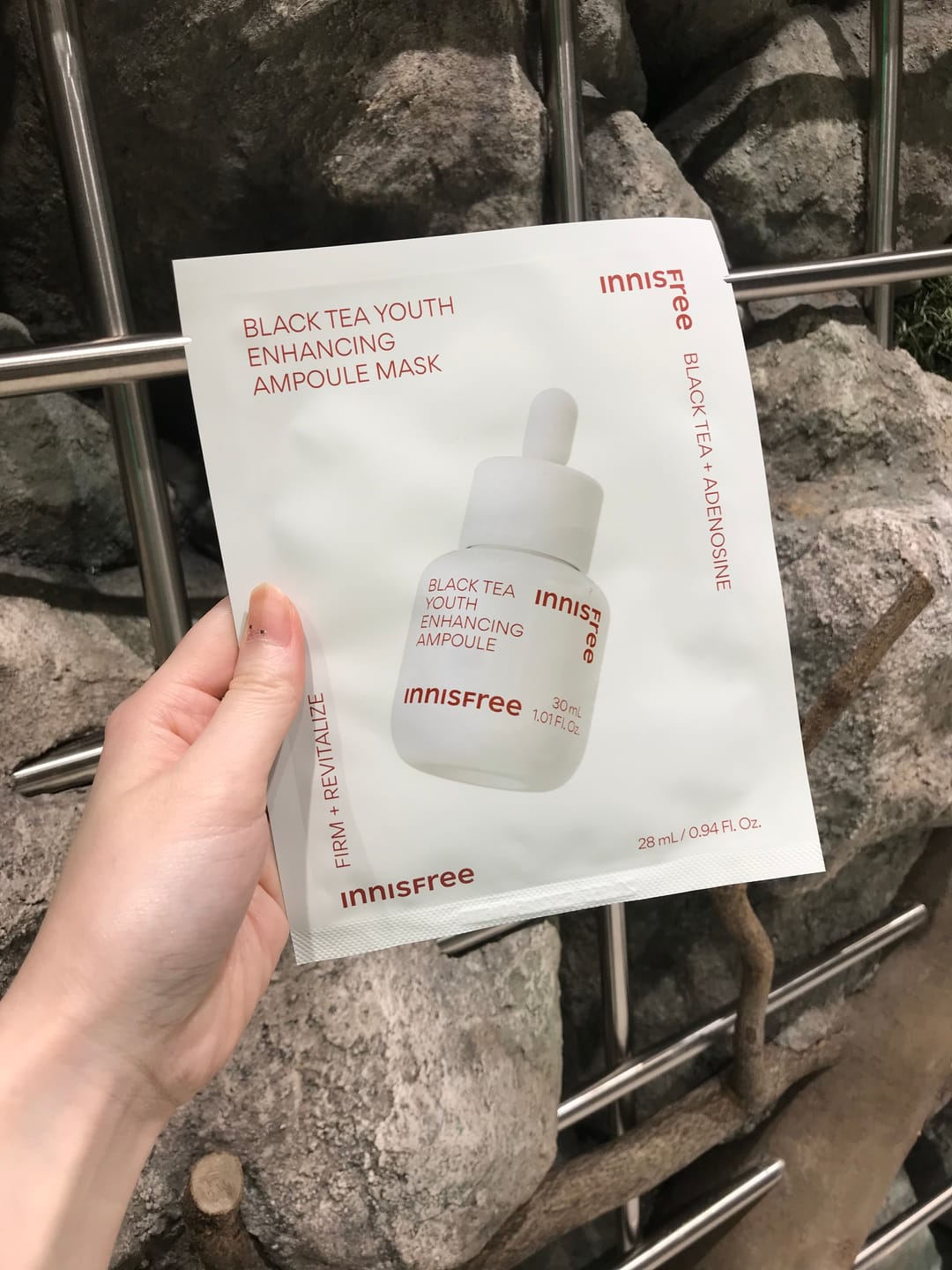 Customer photo review of ブラックティー　ユース　マスクシート
