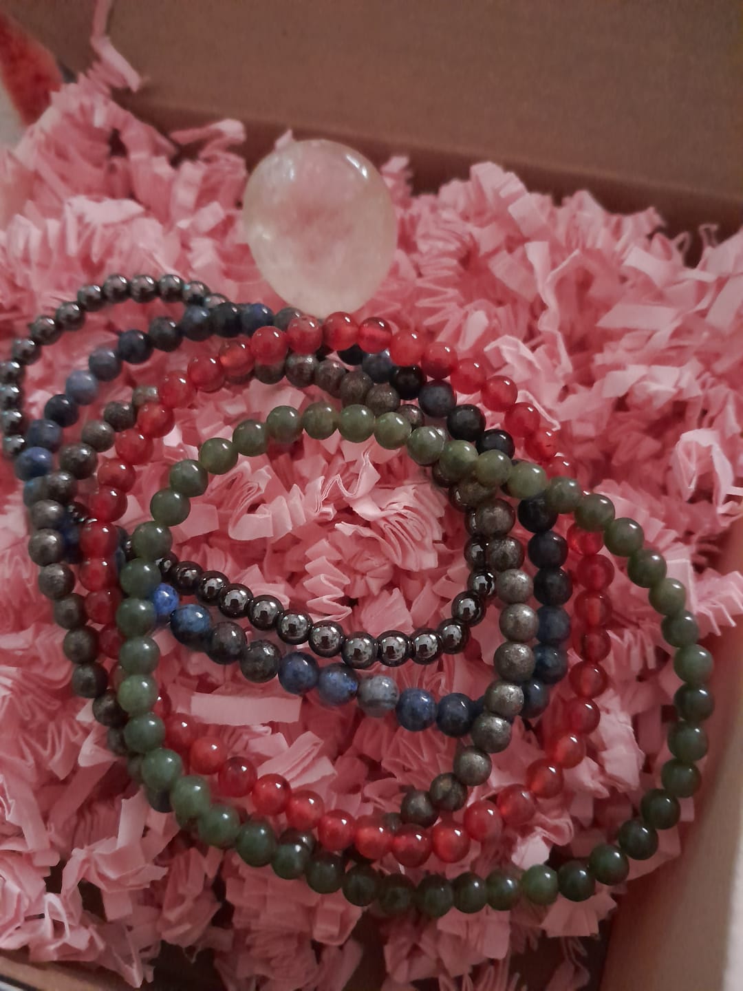 Customer photo review of Pulsera Pirita | 4mm | Abundancia - Positividad