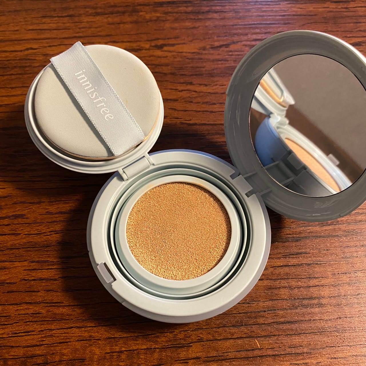Customer photo review of ノーセバム　パウダー　クッション