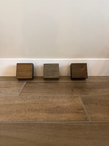 Customer photo review of Color Samples for Pine Products