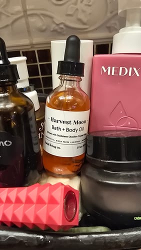 Customer photo review of Harvest Moon Body Oil