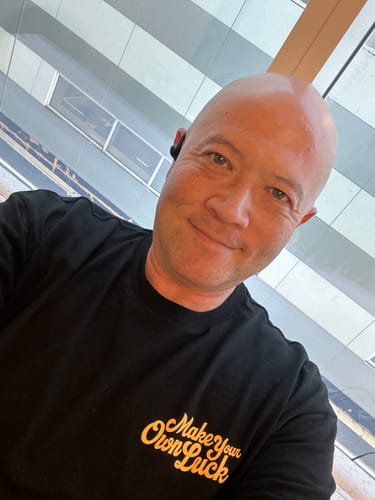 Customer photo review of MAKE YOUR OWN LUCK TEE