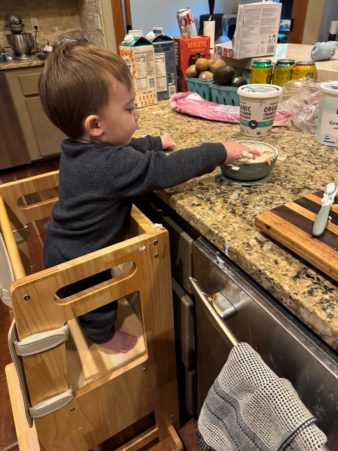 Customer photo review of HARPPA Nordo | Toddler Kitchen Tower