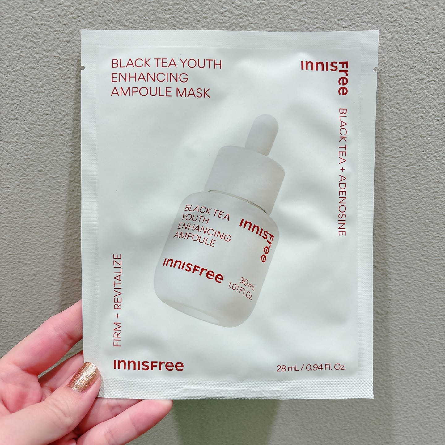 Customer photo review of ブラックティー　ユース　マスクシート