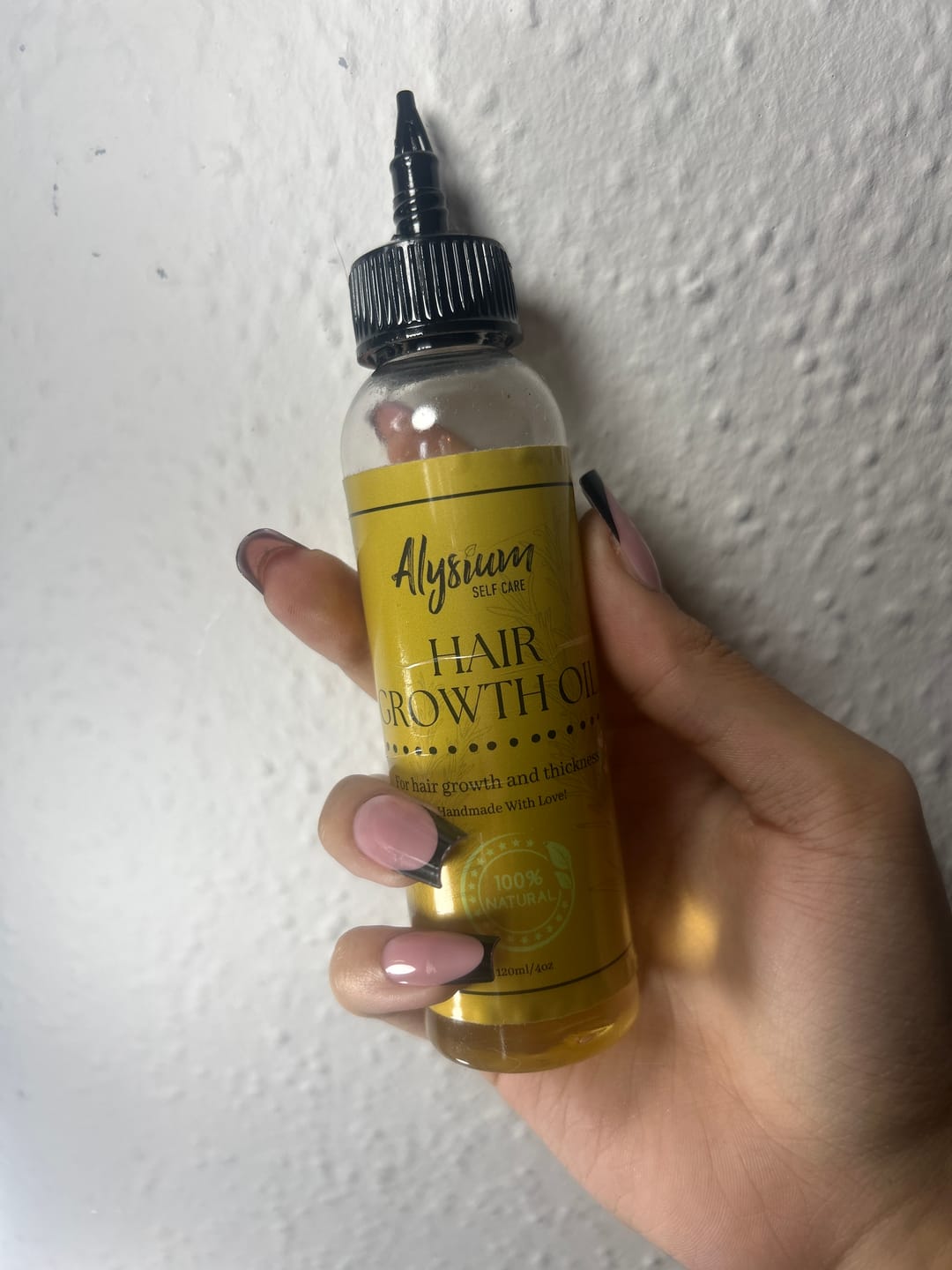 Customer photo review of 100% Natural Scalp and Hair Oil