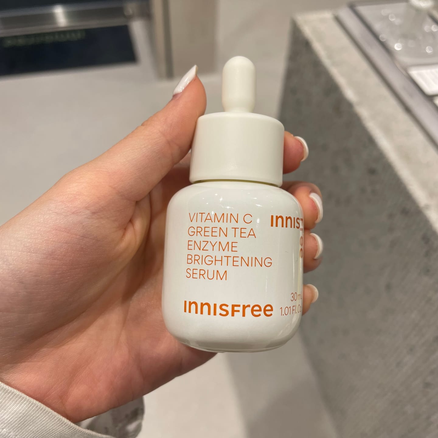 Customer photo review of ビタC　グリーンティーエンザイム　ブライト　セラム