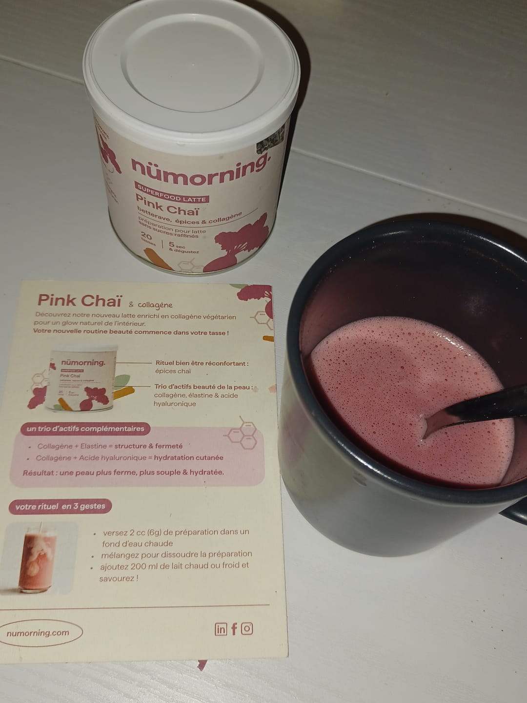Customer photo review of Pink Chaï