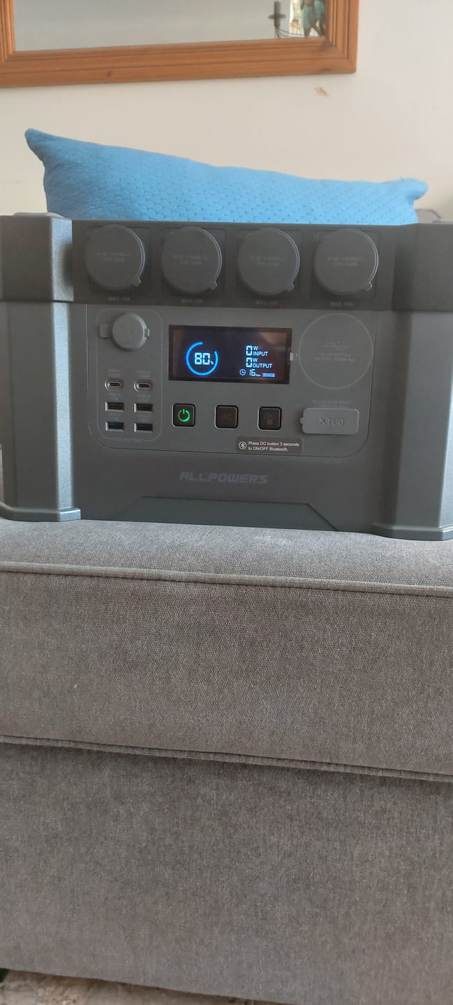 Customer photo review of ALLPOWERS S2000 Pro Station électrique portable 2400W 1451Wh