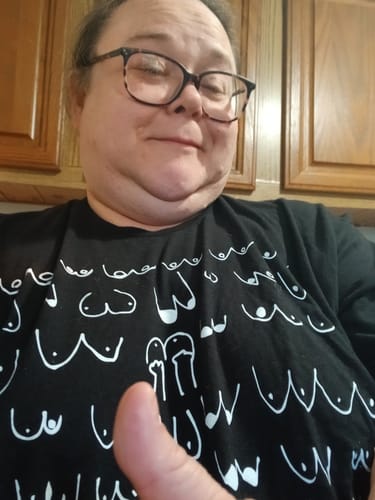 Customer photo review of Lone Wolf T-Shirt