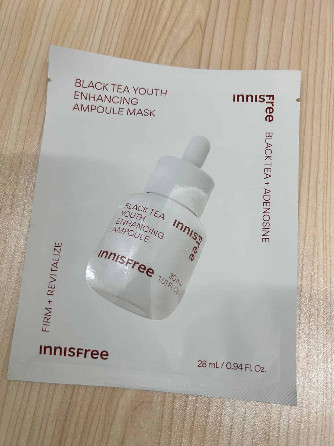 Customer photo review of ブラックティー　ユース　マスクシート