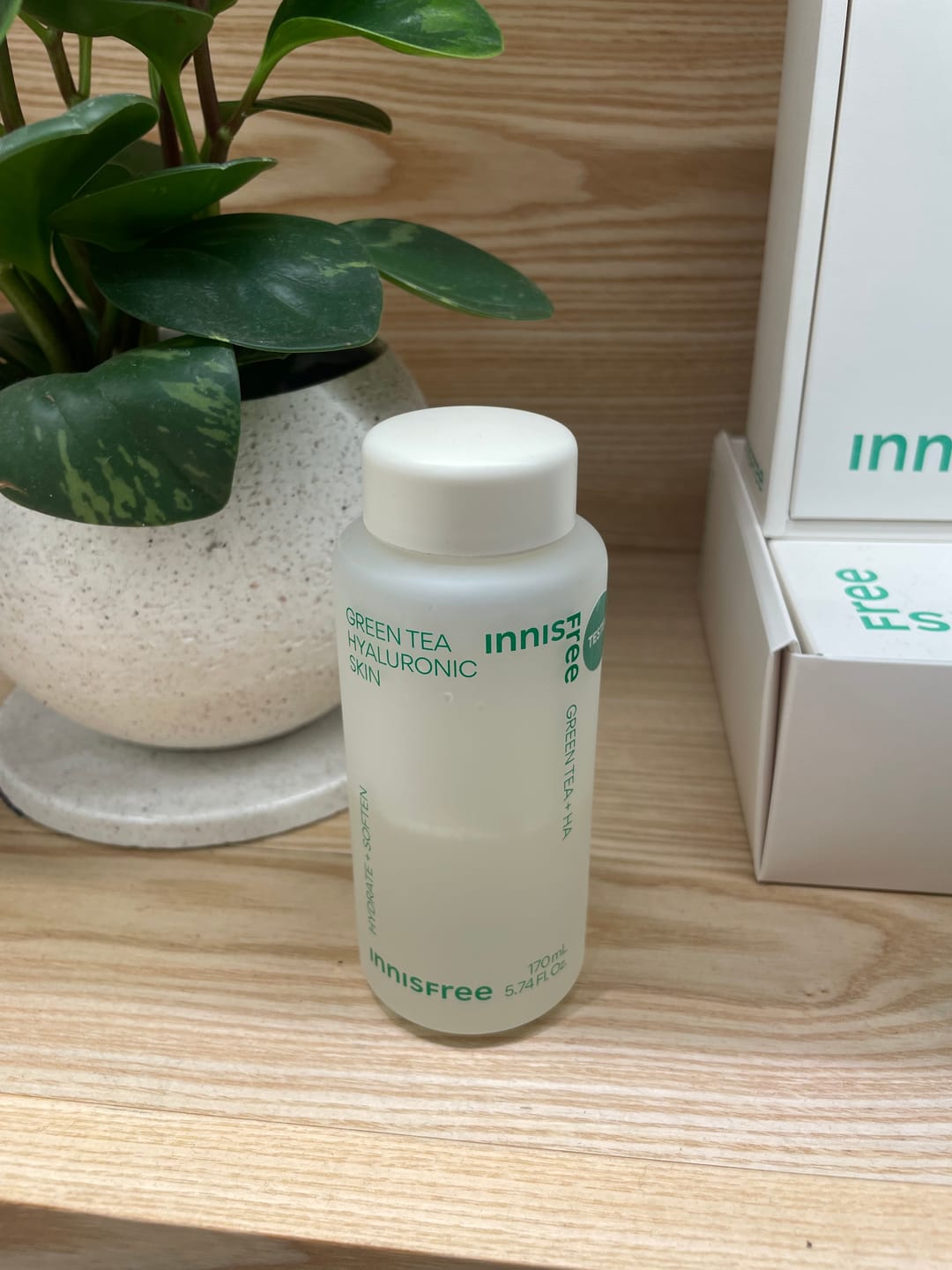 Customer photo review of グリーンティー　ヒアルロン　スキン