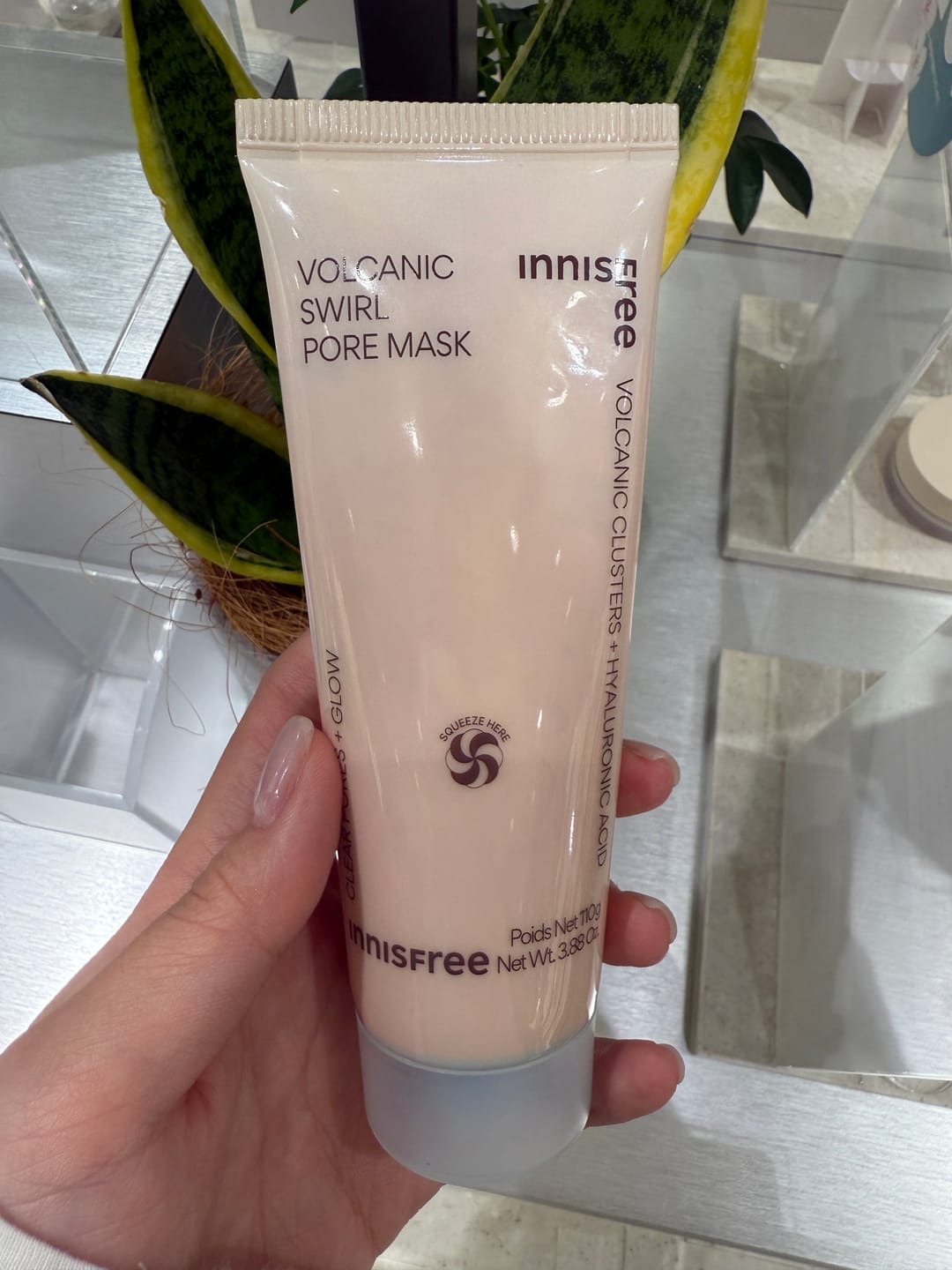 Customer photo review of ヴォルカニック　ポア　クリームクレイマスク