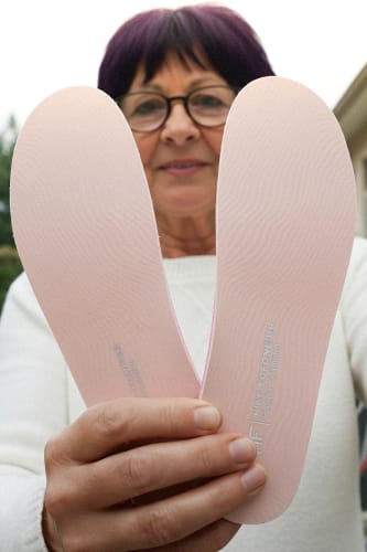 Customer photo review of High Density Foam Barefoot Insoles - Lightweight, Non-Slip, & Breathable