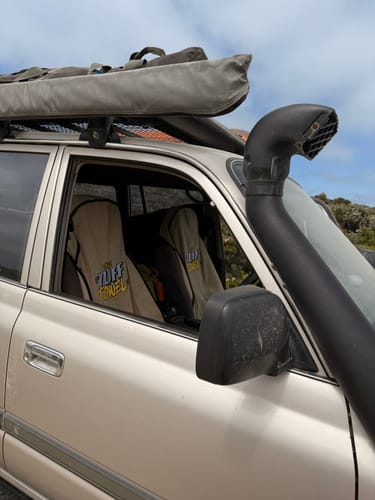 Customer photo review of Waterproof Car Towel Seat Cover