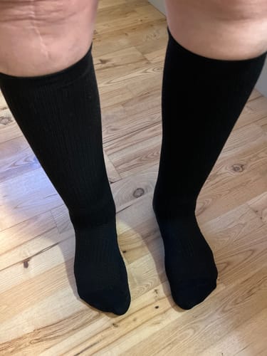 Customer photo review of Støttestrømper