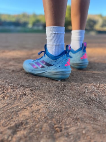 Customer photo review of Adidas x PG Adizero Impact Shades Cleats - Metal