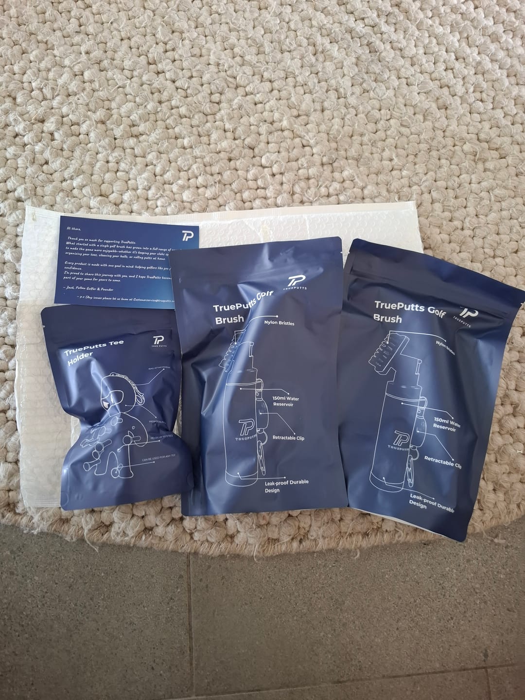 Customer photo review of TruePutts Golf Brush
